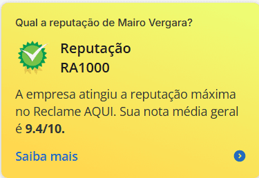 Mairo Vergara Reclame Aqui