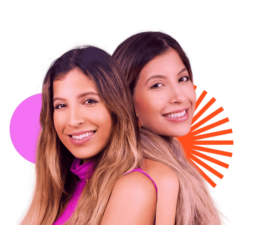 As gêmeas do inglês melhores professores de inglês do Instagram e YouTube